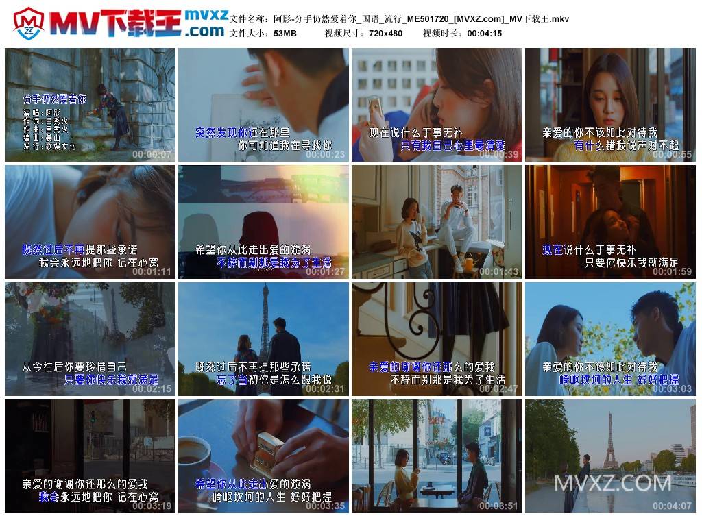 阿影-分手仍然爱着你_国语_流行_ME501720